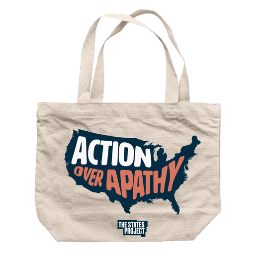 Action Over Apathy Tote